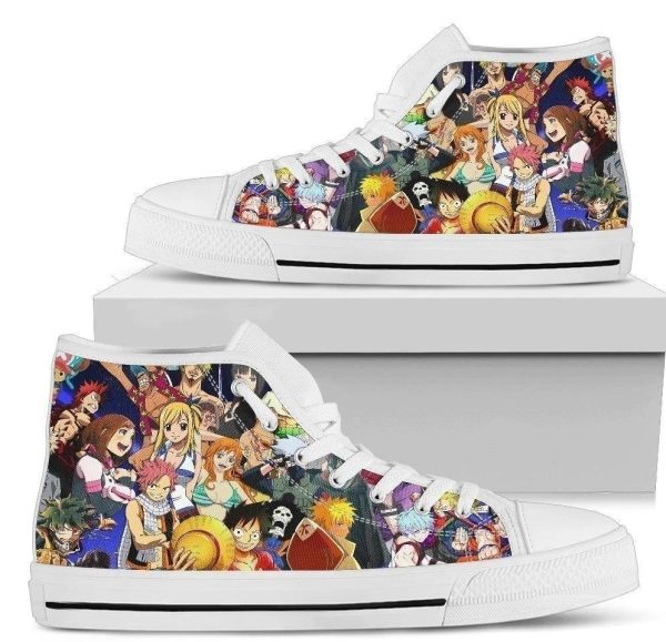 Favorite Anime Characters High Top Shoes Fan Nh09