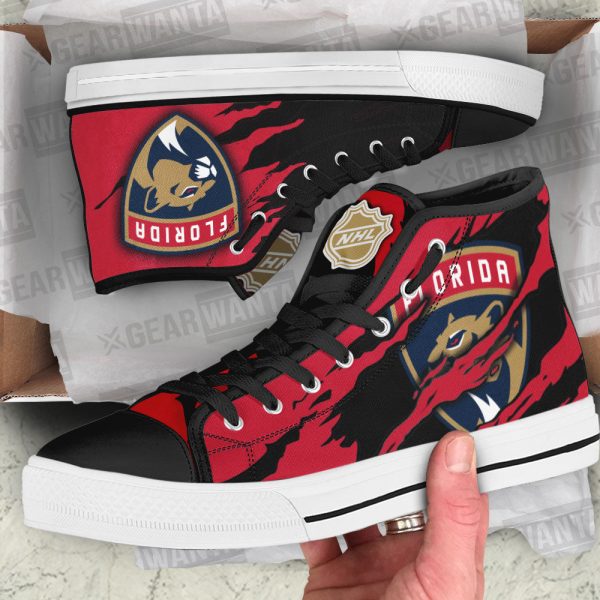 Florida Panthers Shoes Custom High Top Sneakers For Fans