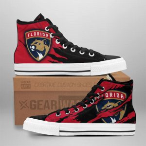 Florida Panthers Shoes Custom High Top Sneakers For Fans
