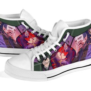 Genya Sneakers Demon Slayer High Top Shoes Anime Fan Mn19