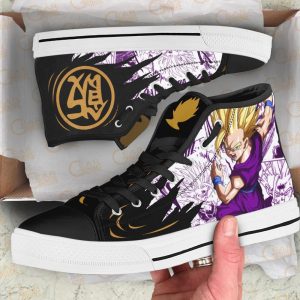 Gohan Saiyan High Top Shoes Custom Manga Anime Dragon Ball Sneakers