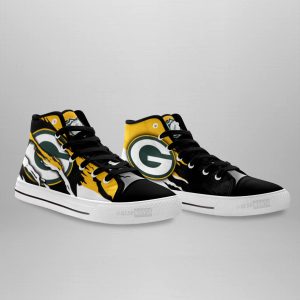 Green Bay Packers Shoes Custom High Top Sneakers For Fans