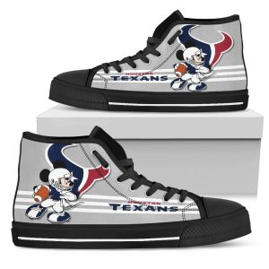 Houston Texans High Top Shoes Custom PT19