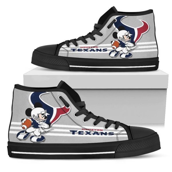 Houston Texans High Top Shoes Custom Pt19