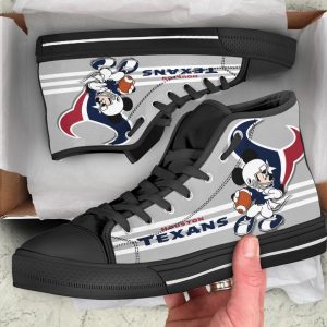 Houston Texans High Top Shoes Custom PT19