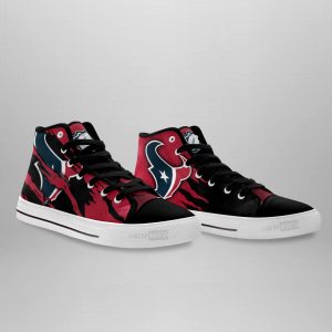 Houston Texans Shoes Custom High Top Sneakers For Fans