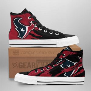 Houston Texans Shoes Custom High Top Sneakers For Fans