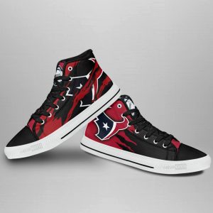 Houston Texans Shoes Custom High Top Sneakers For Fans