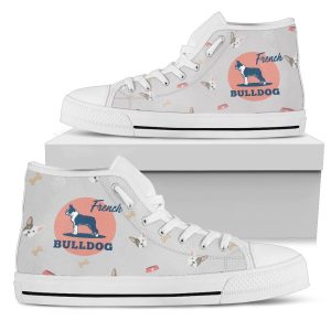 I Love French Bulldog Sneakers High Top