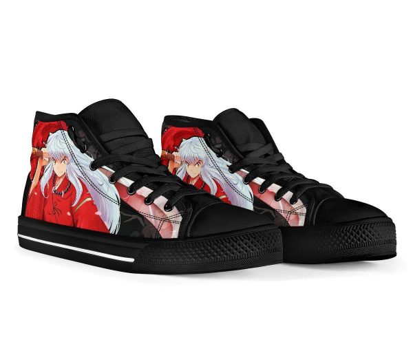 Inuyasha Sneakers Anime High Top Shoes Custom Idea Pt20