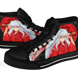 Inuyasha Sneakers Anime High Top Shoes Custom Idea Pt20