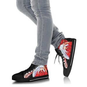 Inuyasha Sneakers Anime High Top Shoes Custom Idea Pt20