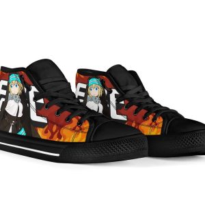 Iris Fire Force Sneakers Anime High Top Shoes Custom Idea PT20