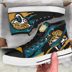 Jacksonville Jaguars Shoes Custom High Top Sneakers For Fans