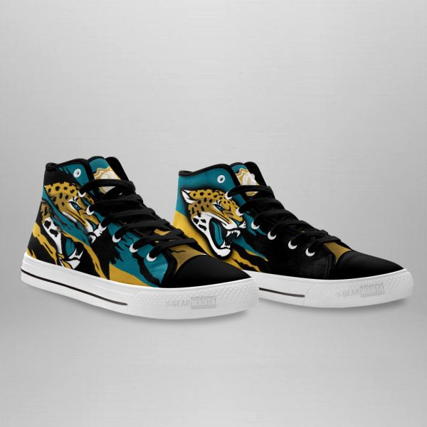 Jacksonville Jaguars Shoes Custom High Top Sneakers For Fans