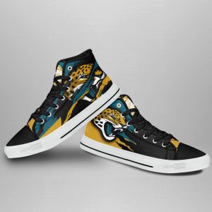 Jacksonville Jaguars Shoes Custom High Top Sneakers For Fans