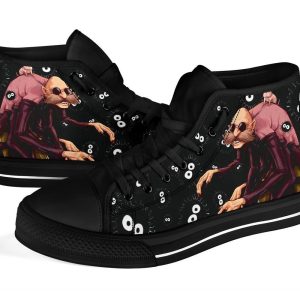 Kamaji Spirited Away Sneakers Ghibli High Top Shoes Custom