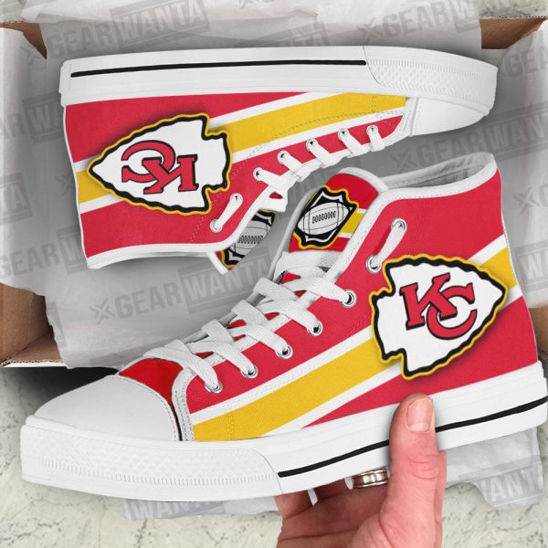 Kansas City Chiefs Shoes Custom High Top Sneakers