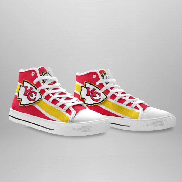 Kansas City Chiefs Shoes Custom High Top Sneakers