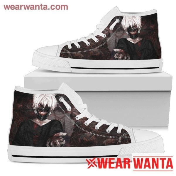 Ken Kanaki Tokyo Ghoul Anime High Top Shoes Nh10