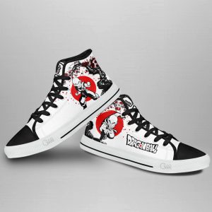 Klilyn High Top Shoes Custom Dragon Ball Anime Sneakers Japan Style