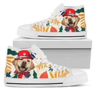 Labrador Retriever Dog Sneakers Women High Top Shoes Funny