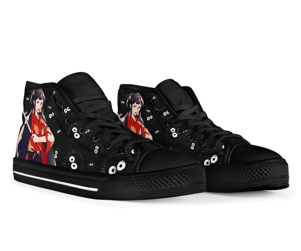 Lady Eboshi Sneakers Princess Mononoke High Top Shoes Ghibli Fan