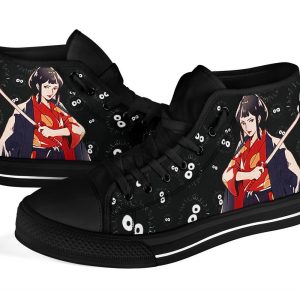 Lady Eboshi Sneakers Princess Mononoke High Top Shoes Ghibli Fan