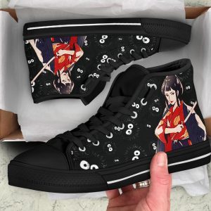 Lady Eboshi Sneakers Princess Mononoke High Top Shoes Ghibli Fan