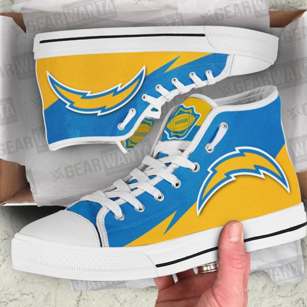 Los Angeles Chargers Shoes Custom High Top Sneakers