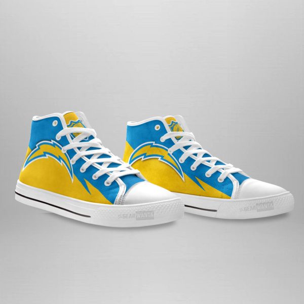 Los Angeles Chargers Shoes Custom High Top Sneakers