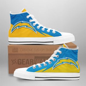 Los Angeles Chargers Shoes Custom High Top Sneakers