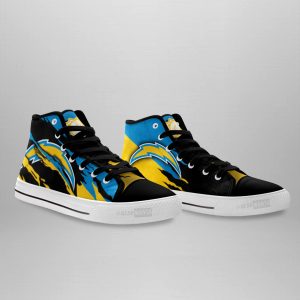 Los Angeles Chargers Shoes Custom High Top Sneakers For Fans