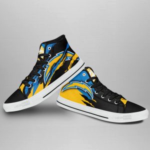 Los Angeles Chargers Shoes Custom High Top Sneakers For Fans