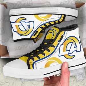 Los Angeles Rams High Top Shoes Custom Sneakers For Fans