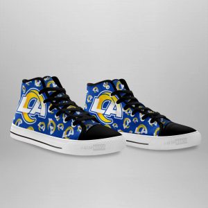 Los Angeles Rams High Top Shoes Custom Sneakers For Fans 2022