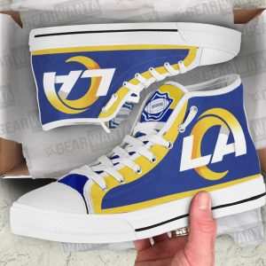 Los Angeles Rams Shoes Custom High Top Sneakers