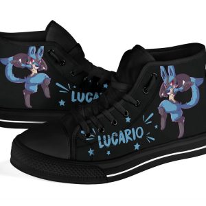 Lucario High Top Shoes Gift Idea