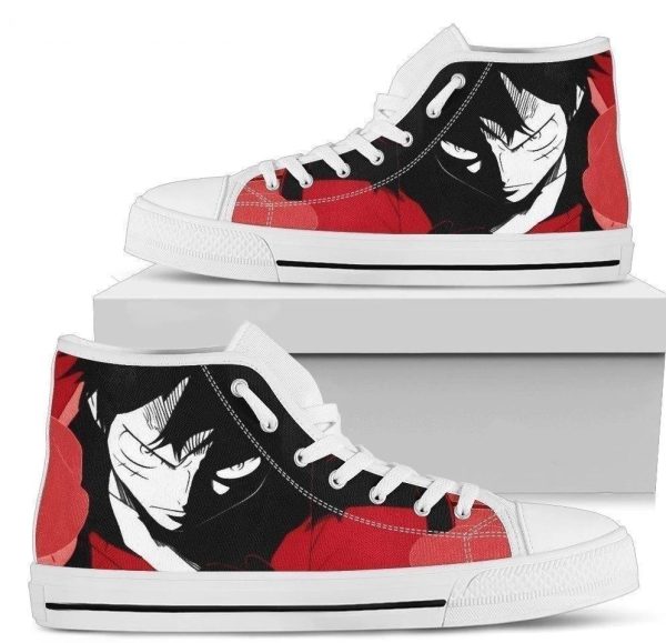Luffy Sneakers High Top Fan One Piece Gift Nh09