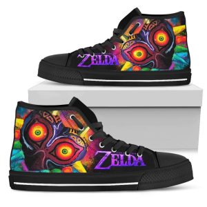 Majora's Sneakers Legend Of Zelda High Top Shoes