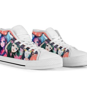 Makomo Sneakers Demon Slayer High Top Shoes Anime Fan Mn19