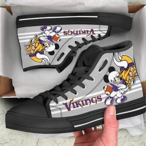 Minnesota Vikings High Top Shoes Custom PT19