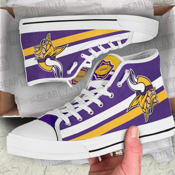 Minnesota Vikings Shoes Custom High Top Sneakers