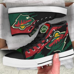 Minnesota Wild Shoes Custom High Top Sneakers For Fans