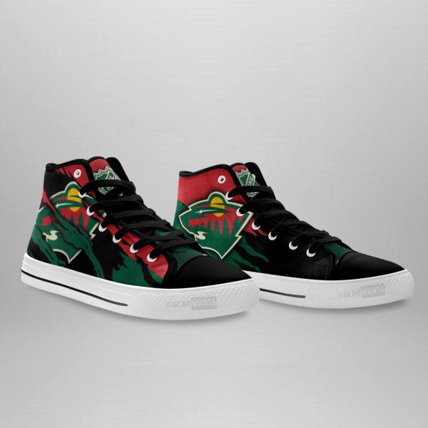 Minnesota Wild Shoes Custom High Top Sneakers For Fans