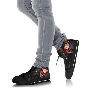 Miroku Inuyasha Sneakers Anime High Top Shoes Custom Pt20