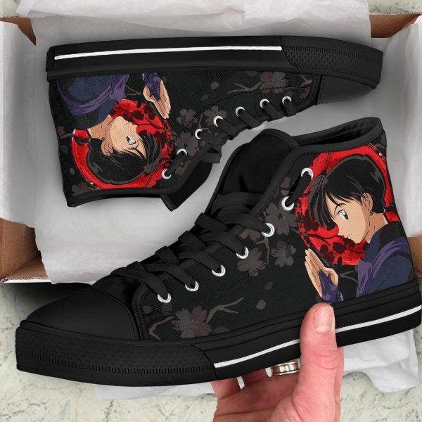 Miroku Inuyasha Sneakers Anime High Top Shoes Custom Pt20