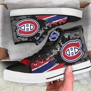 Montreal Canadiens High Top Shoes Custom Canadian Maple Leaf Sneakers