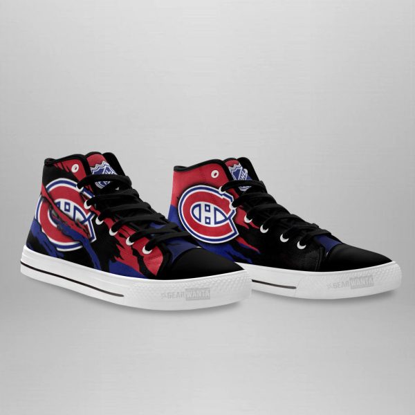 Montreal Canadiens Shoes Custom High Top Sneakers For Fans