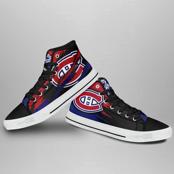 Montreal Canadiens Shoes Custom High Top Sneakers For Fans